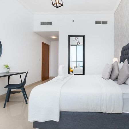 White Sage - Incredible Full Sea And Dubai Eye View In Marina Leilighet Eksteriør bilde