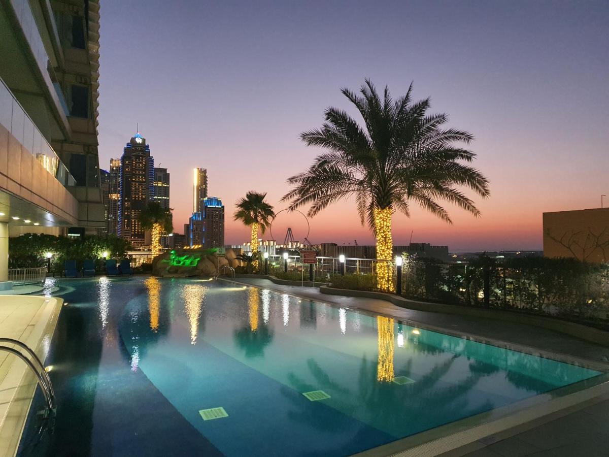 White Sage - Incredible Full Sea And Dubai Eye View In Marina Leilighet Eksteriør bilde