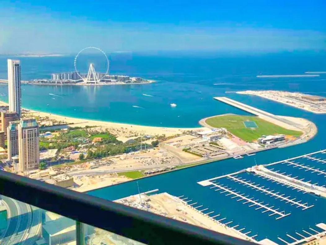 White Sage - Incredible Full Sea And Dubai Eye View In Marina Leilighet Eksteriør bilde