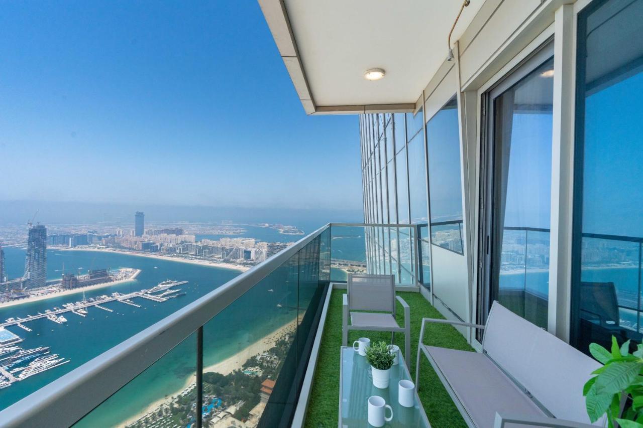 White Sage - Incredible Full Sea And Dubai Eye View In Marina Leilighet Eksteriør bilde